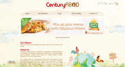 Desktop Screenshot of centuryfood.com